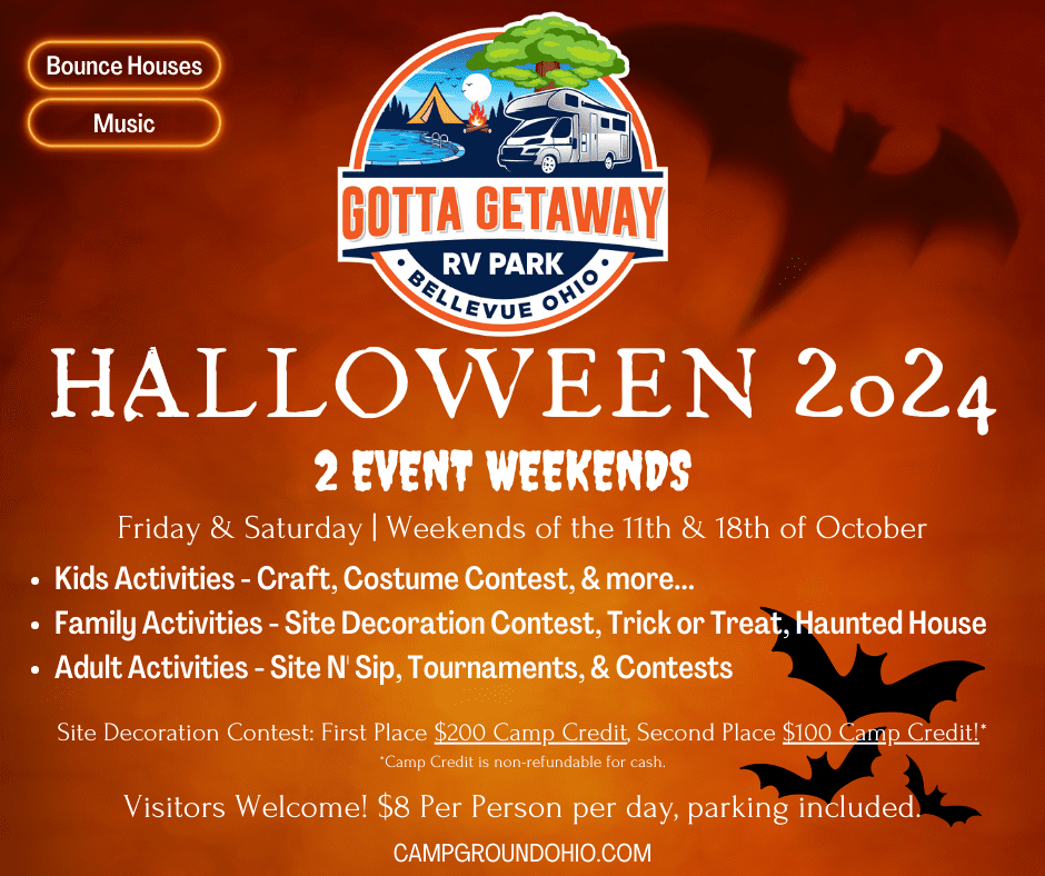 Gotta Getaway RV Park Halloween 2024 Flyer
