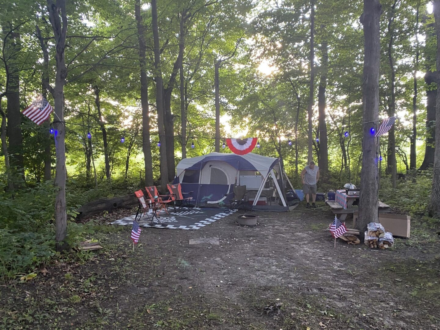 Tent-only campsite