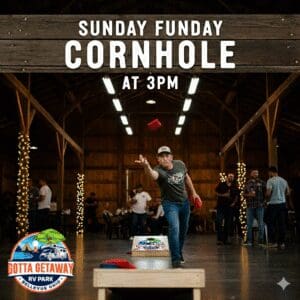 Sunday Funday RV Park Cornhole Tournament